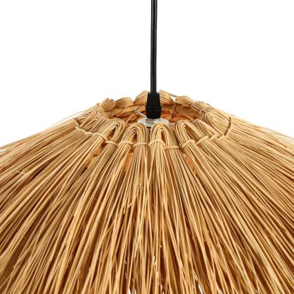 Lestenec na vrvici NATURALEZA 1xE27/40W/230V pr. 55 cm ratan