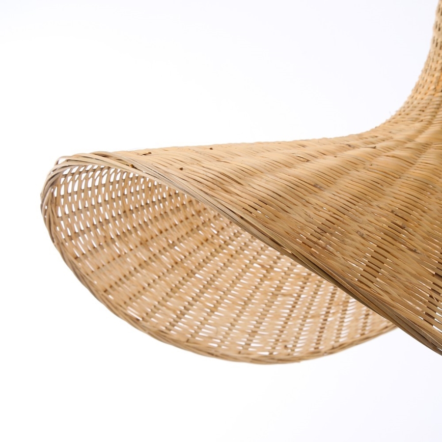 Immax 08290L - Lestenec na vrvici SOMBRERO 1xE27/40W/230V pr. 80 cm ratan