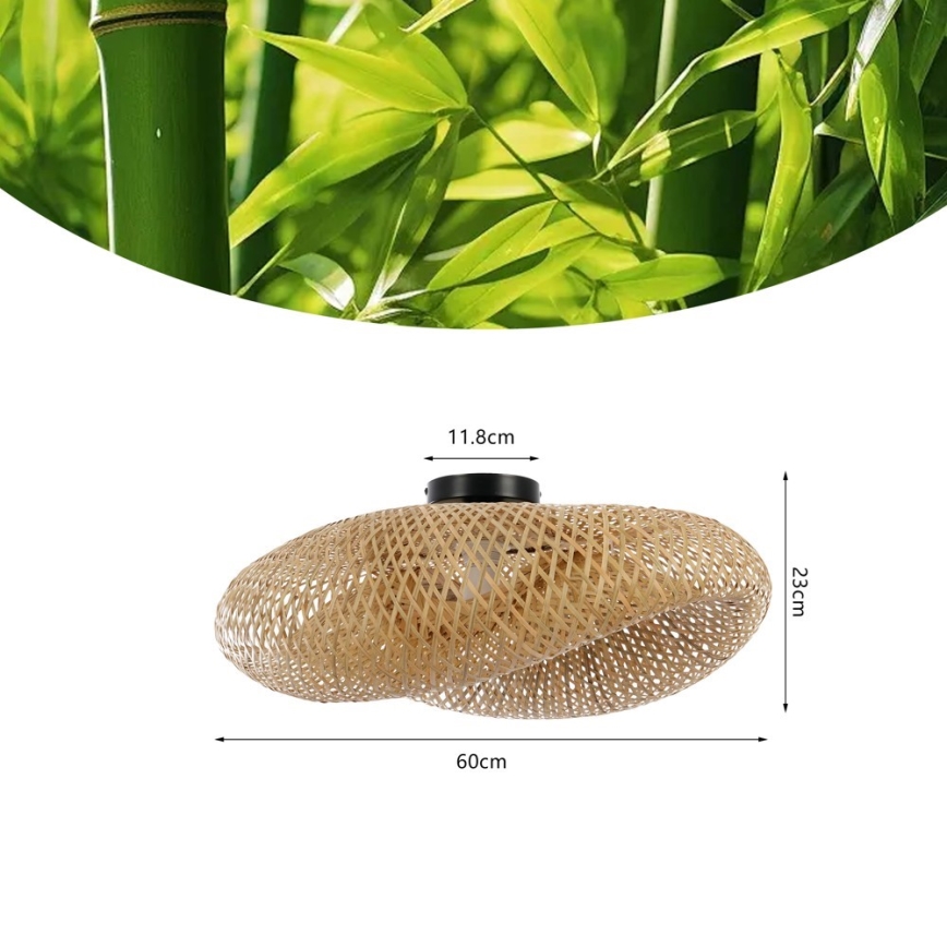 Stropna svetilka BOHO HILO 1xE27/40W/230V Ø 60 cm