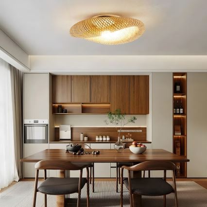 Stropna svetilka BOHO HILO 1xE27/40W/230V premer 80 cm