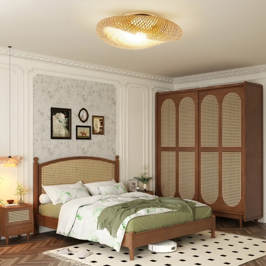 Stropna svetilka BOHO HILO 1xE27/40W/230V premer 80 cm