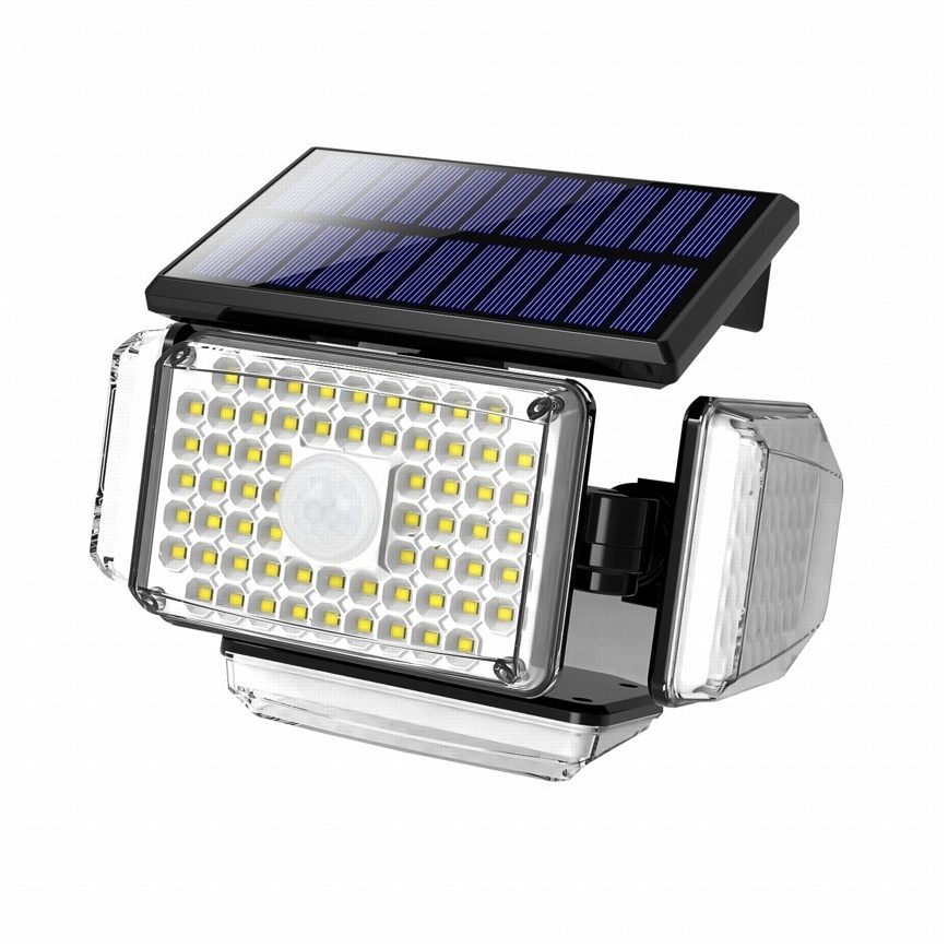 LED Solarna stenska svetilka s senzorjem LED/5W/5,5V IP65