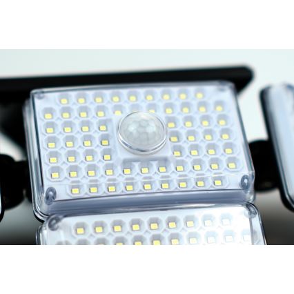 LED Solarna stenska svetilka s senzorjem LED/5W/5,5V IP65