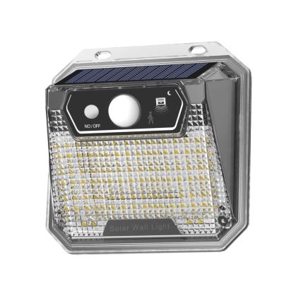 LED Solarna stenska svetilka s senzorjem LED/3W/5,5V IP65