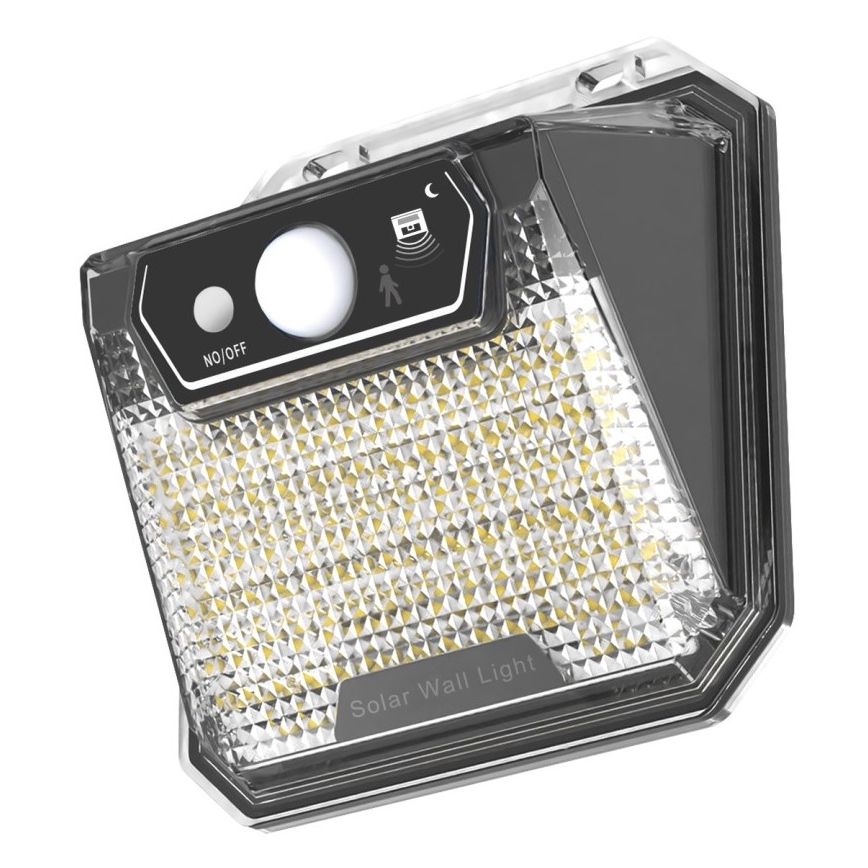 LED Solarna stenska svetilka s senzorjem LED/3W/5,5V IP65