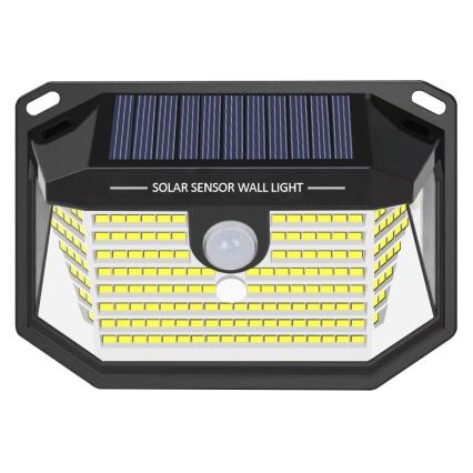 LED Solarna stenska svetilka s senzorjem LED/4W/5,5V IP65