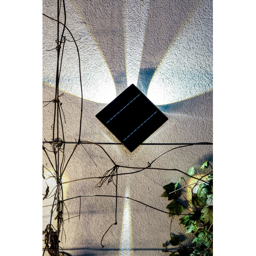 LED Solarna stenska svetilka s senzorjem LED/2W/5V IP54