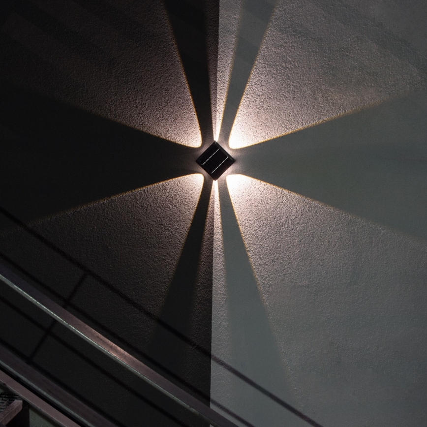 LED Solarna stenska svetilka s senzorjem LED/2W/5V IP54