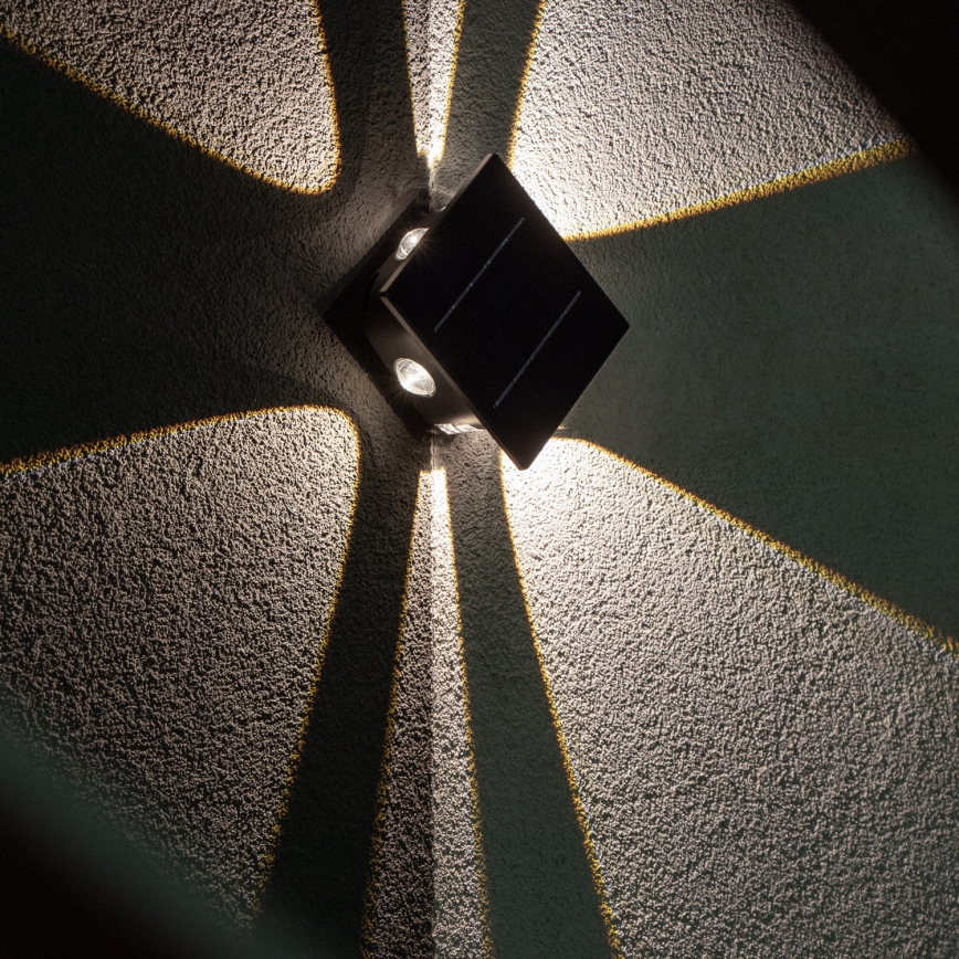 LED Solarna stenska svetilka s senzorjem LED/2W/5V IP54