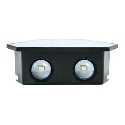 LED Solarna stenska svetilka s senzorjem LED/2W/5V IP54 1300 mAh
