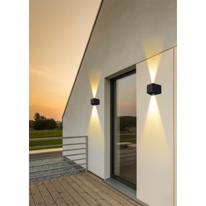 LED Solarna stenska svetilka s senzorjem LED/2W/5V IP54