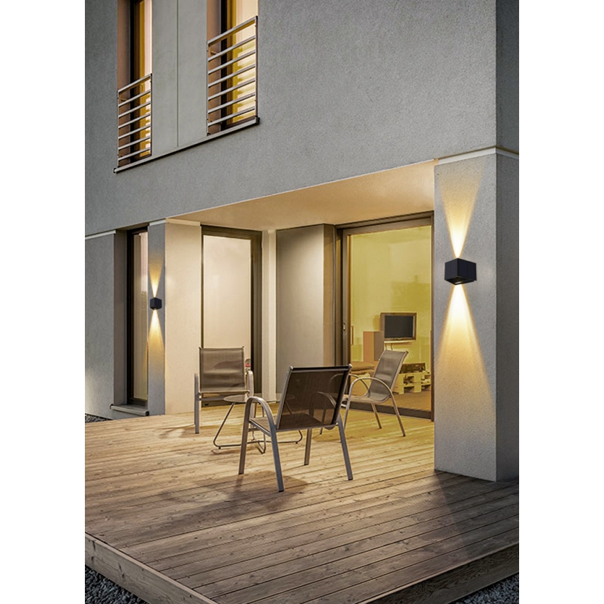 LED Solarna stenska svetilka s senzorjem LED/2W/5V IP54
