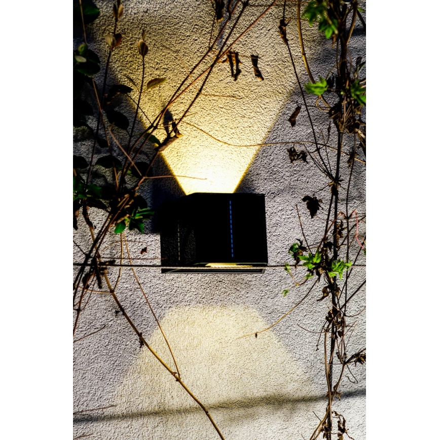 LED Solarna stenska svetilka s senzorjem LED/2W/5V IP54