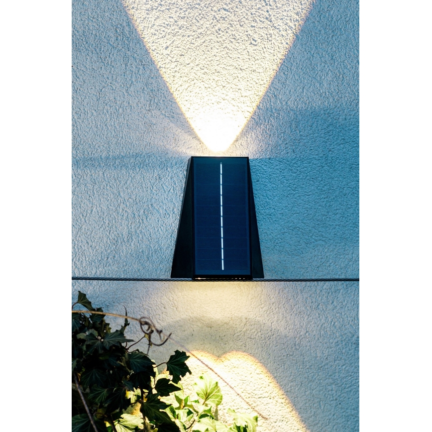 LED Solarna stenska svetilka s senzorjem LED/2W/5V IP54