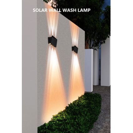 LED Solarna stenska svetilka s senzorjem LED/2W/5V IP54 1300 mAh