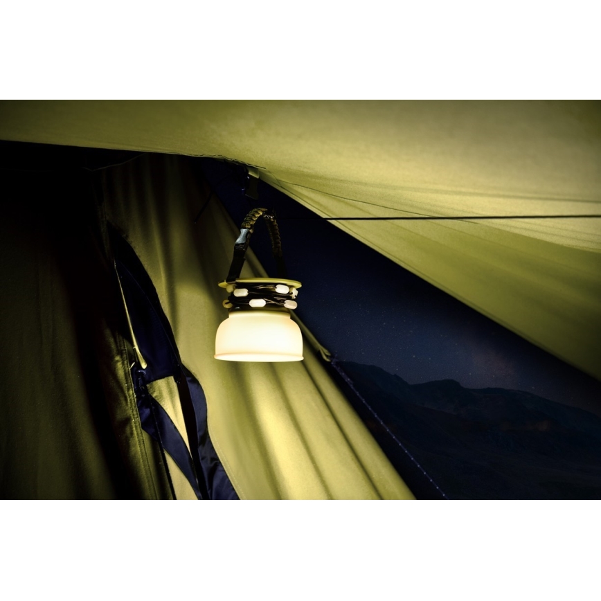 LED RGB Prenosni solarna polnilna svetilka z LED veriga LED/10W/5V 3600 mAh IP65 3600 mAh