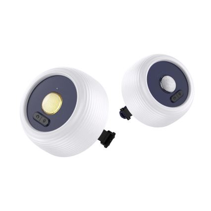 LED RGB Prenosni solarna polnilna svetilka z LED veriga LED/10W/5V 3600 mAh IP65 3600 mAh