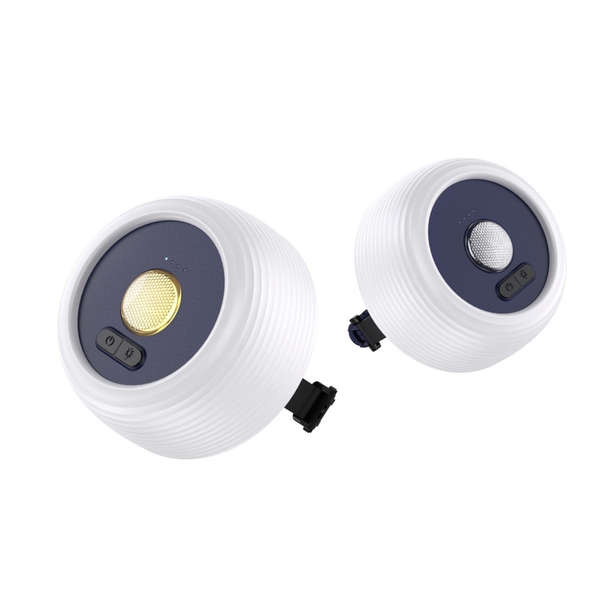 LED RGB Prenosni solarna polnilna svetilka z LED veriga LED/10W/5V 3600 mAh IP65 3600 mAh