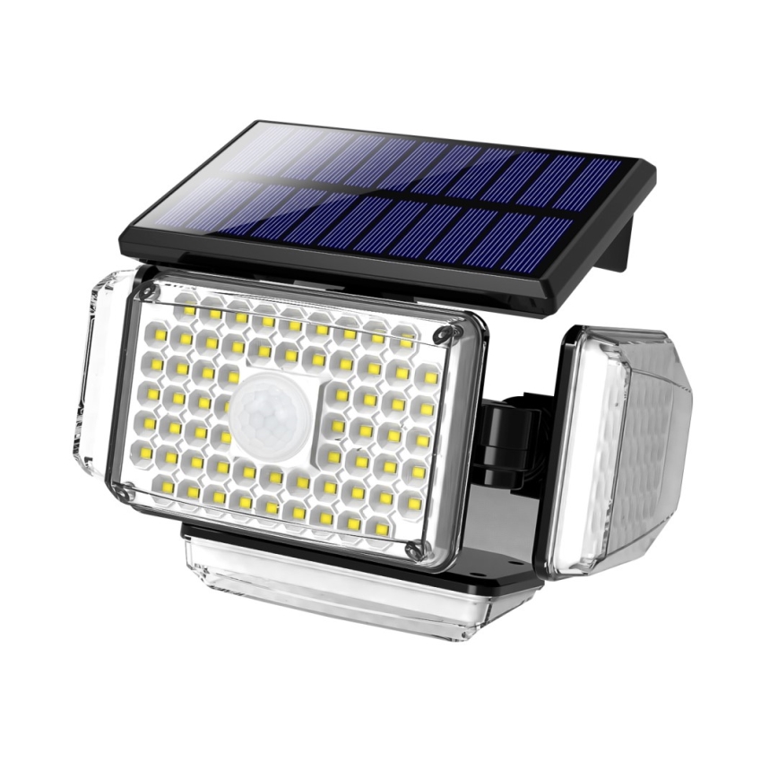 LED Solarna stenska svetilka s senzorjem LED/5W/5,5V 3000K/6500K IP44