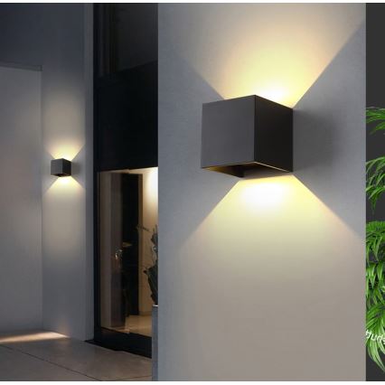 Immax 08510L - Zunanja stenska LED svetilka DICE LED/6W/230V 3000K IP65