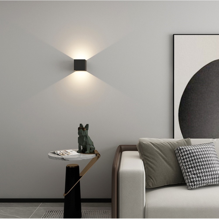 Immax 08510L - Zunanja stenska LED svetilka DICE LED/6W/230V 3000K IP65