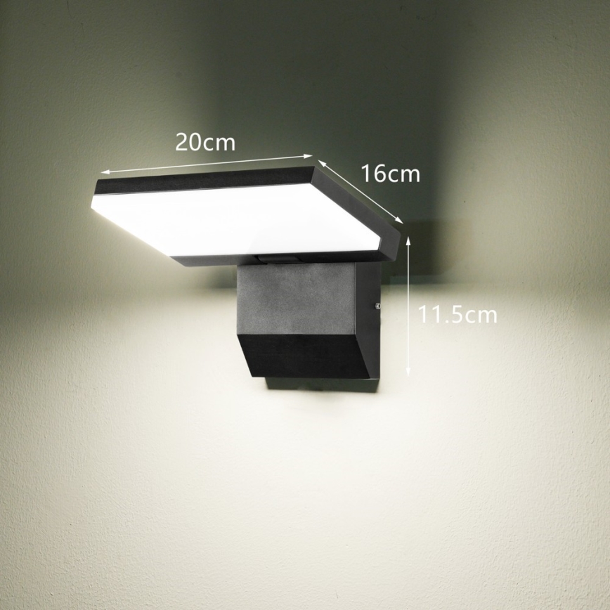 LED zunanja stenska svetilka MODERN LED/18W/230V IP65