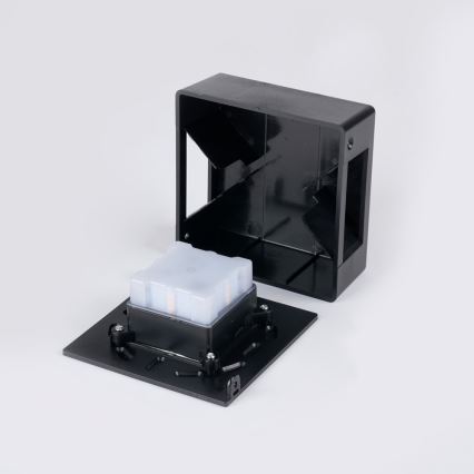 LED zunanje stensko svetilo LUXLINE 6W/230V 3000K IP54 črno