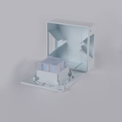 LED zunanja stenska svetilka LUXLINE 6W/230V 3000K IP54 bela