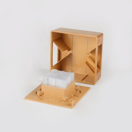 LED zunanja stenska svetilka LUXLINE LED/6W/230V 3000K IP54 hrast