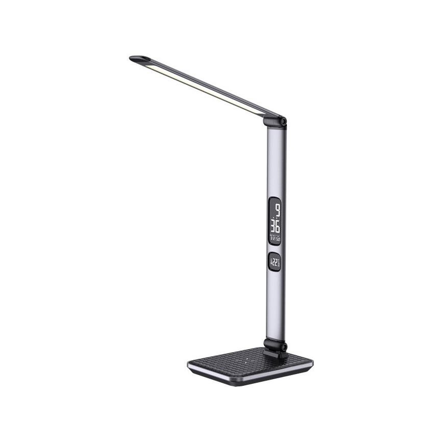 LED Zatemnitvena namizna svetilka LED/8,5W/230V z brezžičnim polnjenjem
