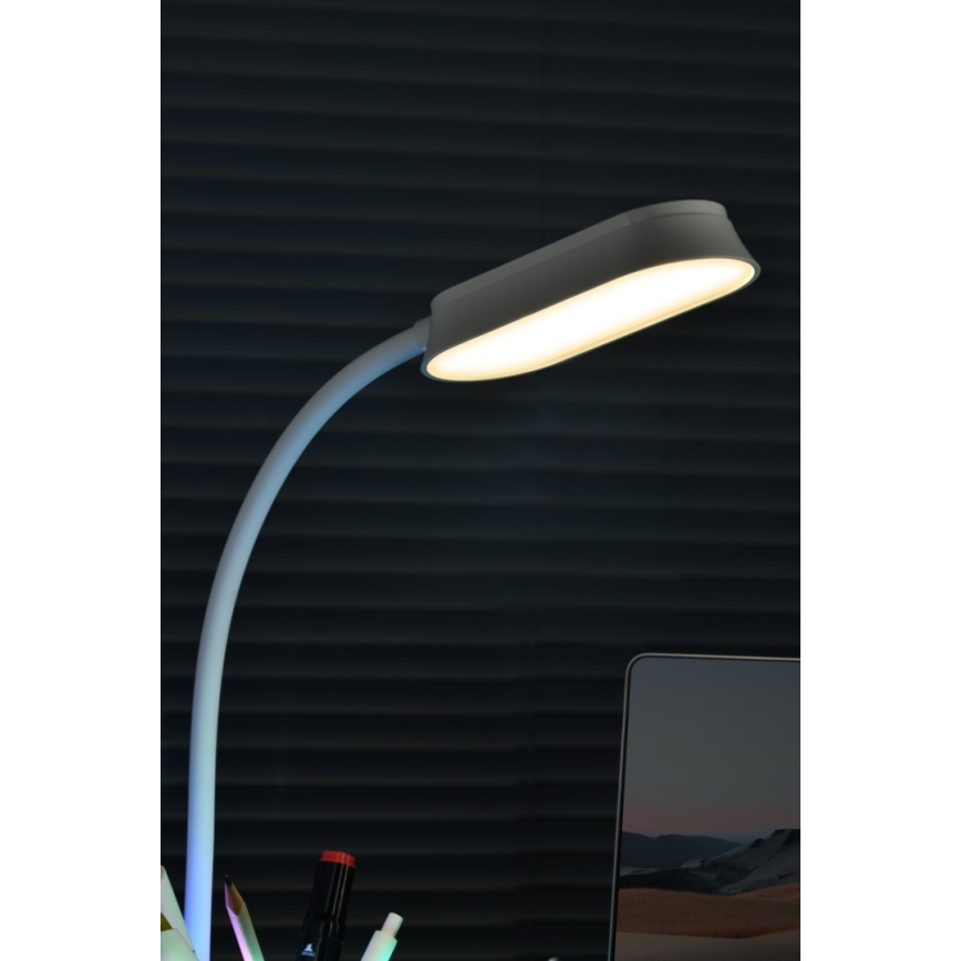 LED RGBW Zatemnitvena namizna svetilka s pencil holder FALCON LED/10W/5V