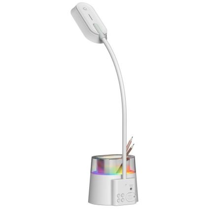 LED RGBW Zatemnitvena namizna svetilka s pencil holder FALCON LED/10W/5V