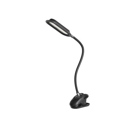 LED+CCT Namizna svetilka s sponko CLIP z možnostjo zatemnitve LED/7,5W/230V 3000/4200/5000K črna