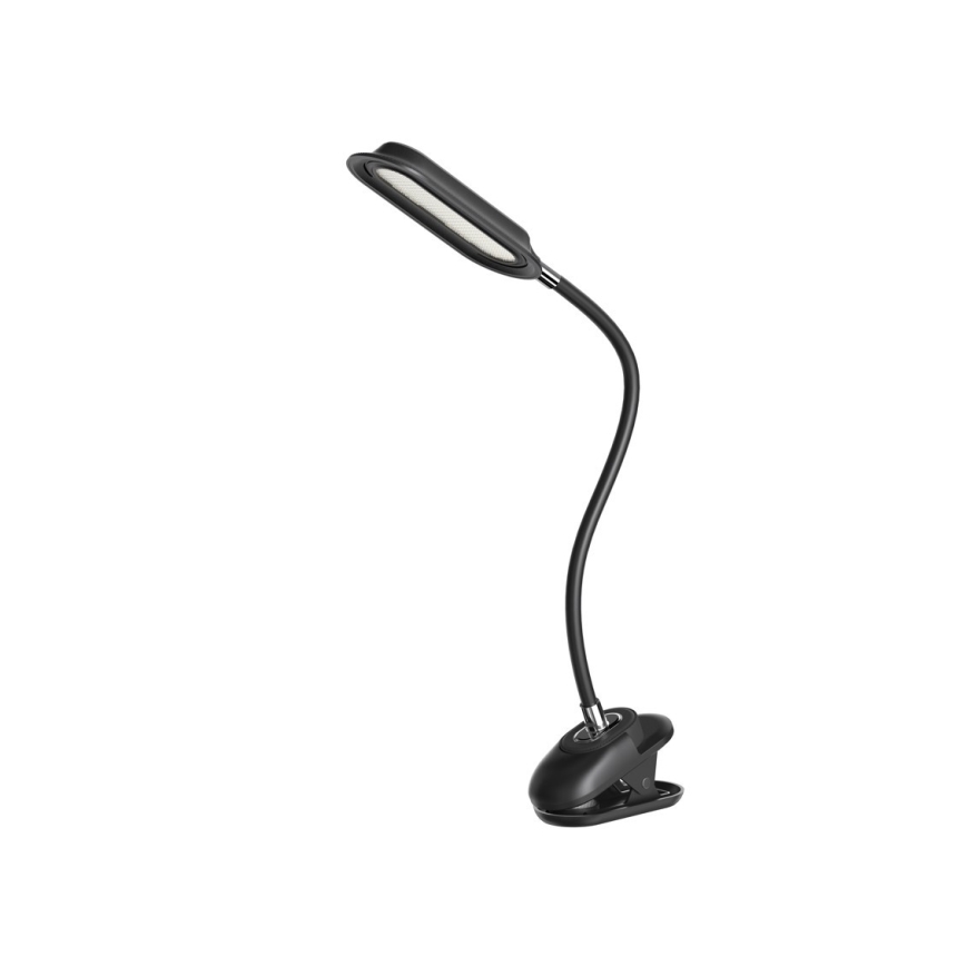 LED+CCT Namizna svetilka s sponko CLIP z možnostjo zatemnitve LED/7,5W/230V 3000/4200/5000K črna