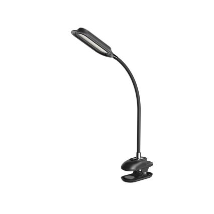 LED+CCT Namizna svetilka s sponko CLIP z možnostjo zatemnitve LED/7,5W/230V 3000/4200/5000K črna