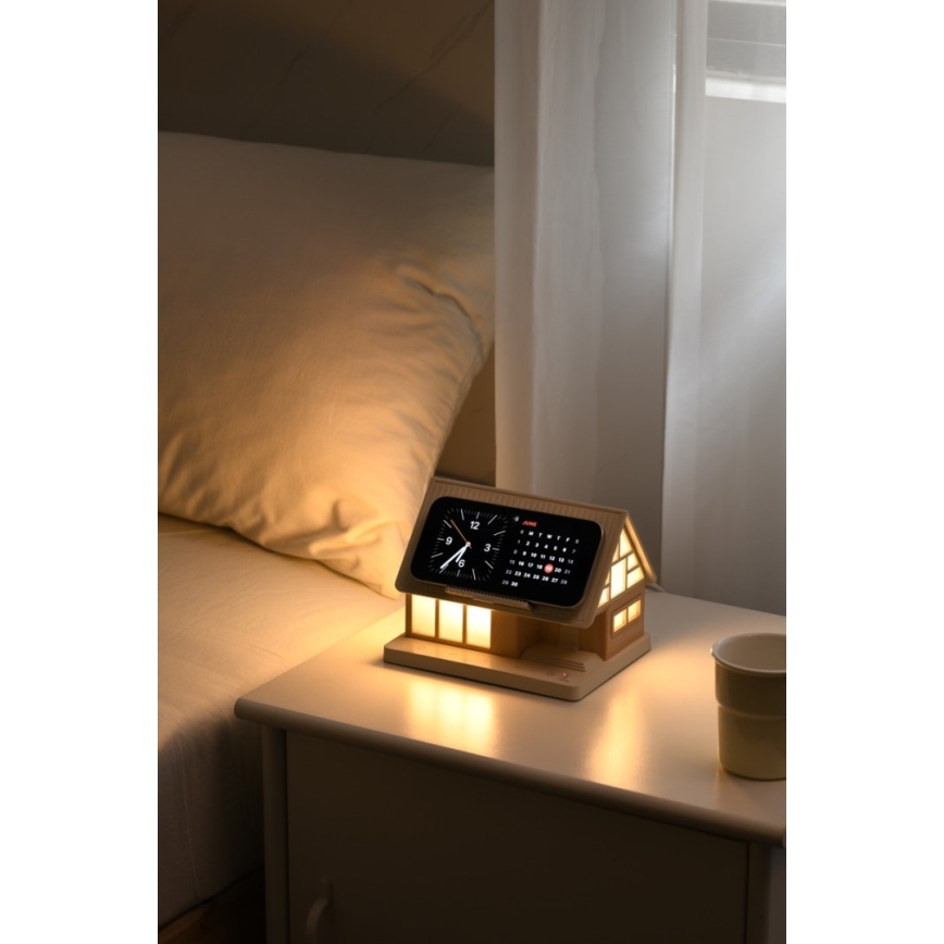 LED namizna svetilka z brezžičnim polnjenjem DREAM HOME LED/2W/230V