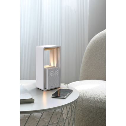 LED namizna svetilka z budilko in polnjenjem CALM LED/3,5W/5V