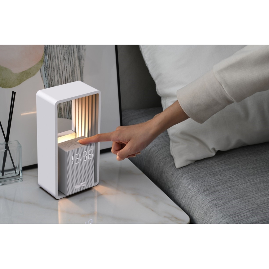 LED namizna svetilka z budilko in polnjenjem CALM LED/3,5W/5V