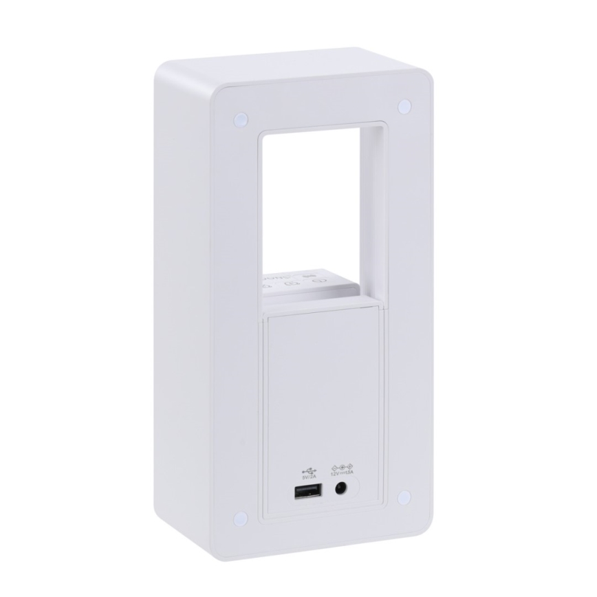LED namizna svetilka z budilko in polnjenjem CALM LED/3,5W/5V