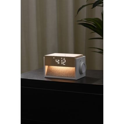 LED namizna svetilka z budilnikom in polnjenjem CALM LED/1,2W/5V