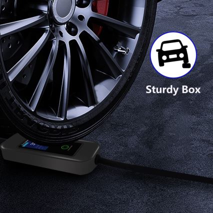 Immax - EV potovalna polnilna postaja za električne avtomobile AC Type 2 32A/380V 22kW + vtičnica 230V 5m Wi-Fi Tuya