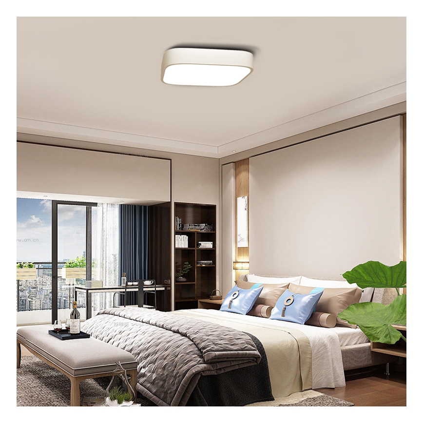 Immax NEO 07040L - LED Zatemnitvena stropna svetilka RECUADRO LED/56W/230V Tuya + Daljinski upravljalnik