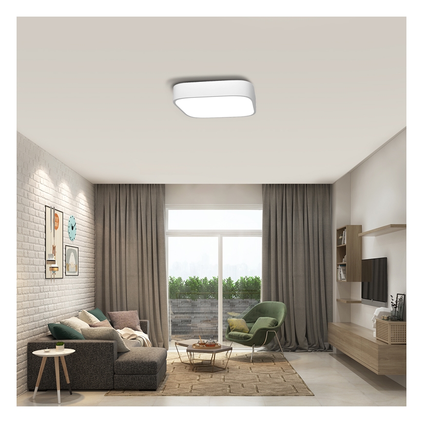 Immax NEO 07040L - LED Zatemnitvena stropna svetilka RECUADRO LED/56W/230V Tuya + Daljinski upravljalnik