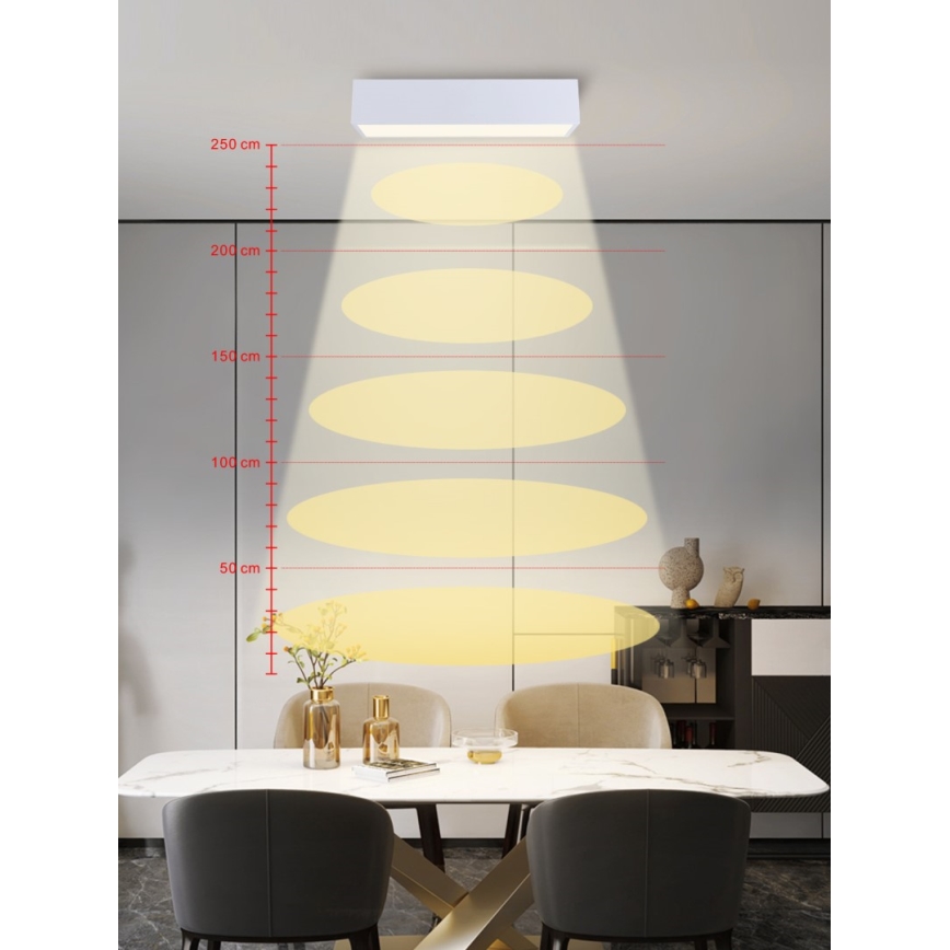 Immax NEO 07072-60 - LED Zatemnitvena stropna svetilka CANTO LED/34W/230V bela Tuya + Daljinski upravljalnik
