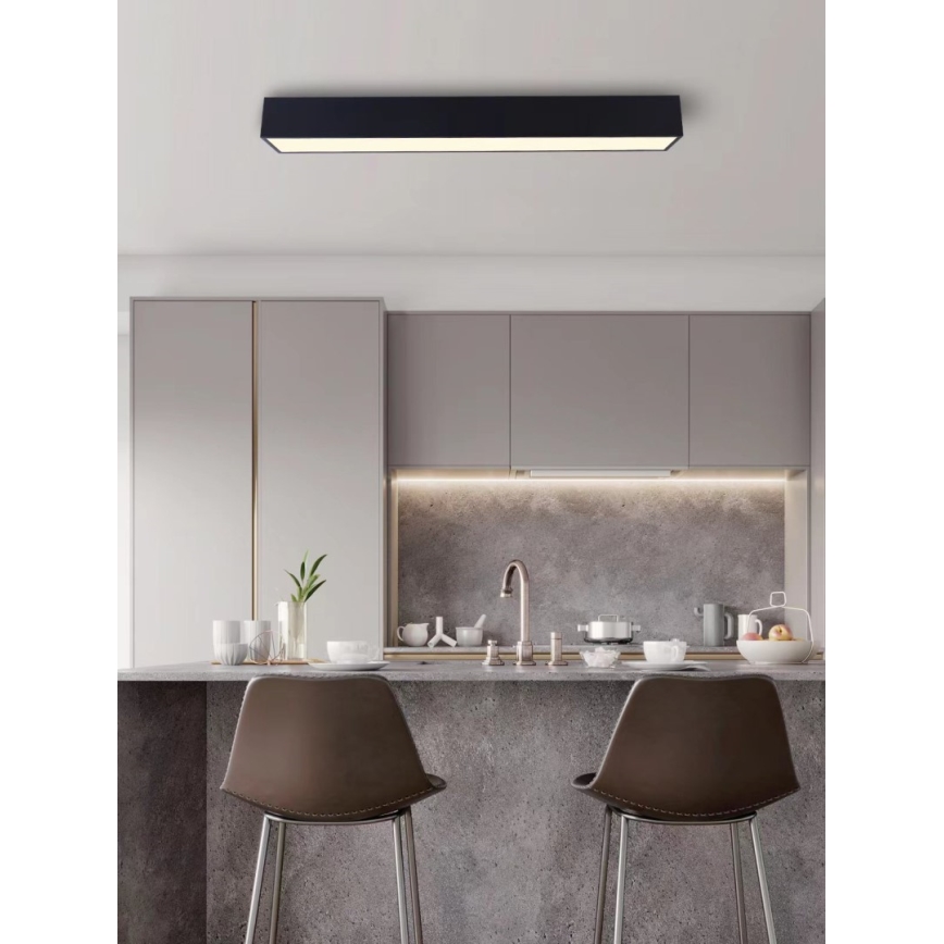 Immax NEO 07074-90 - LED Zatemnitvena stropna svetilka CANTO LED/50W/230V črna Tuya + Daljinski upravljalnik