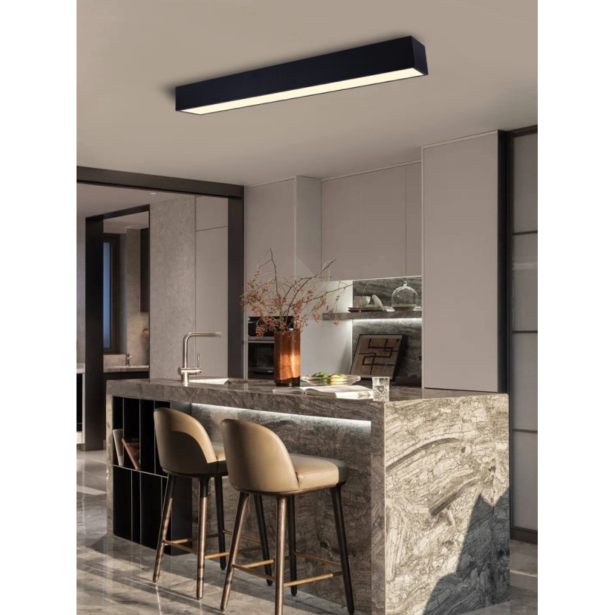 Immax NEO 07074-90 - LED Zatemnitvena stropna svetilka CANTO LED/50W/230V črna Tuya + Daljinski upravljalnik