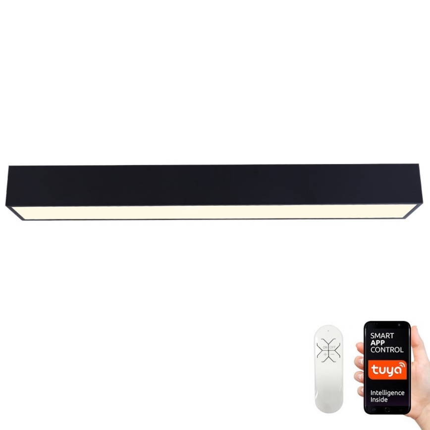 Immax NEO 07074-90 - LED Zatemnitvena stropna svetilka CANTO LED/50W/230V črna Tuya + Daljinski upravljalnik