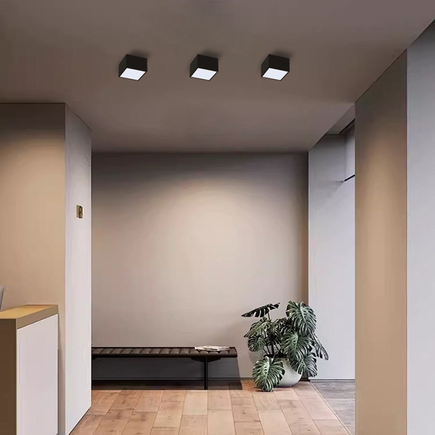 Immax Neo 07074L-15BD - Set 2x LED Zatemnitvena stropna svetilka CANTO 2xLED/12W/230V + Daljinski upravljalnik Tuya