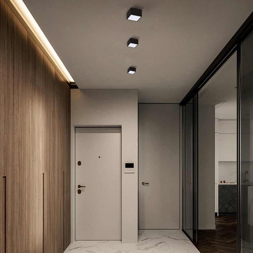 Immax Neo 07074L-15BD - Set 2x LED Zatemnitvena stropna svetilka CANTO 2xLED/12W/230V + Daljinski upravljalnik Tuya
