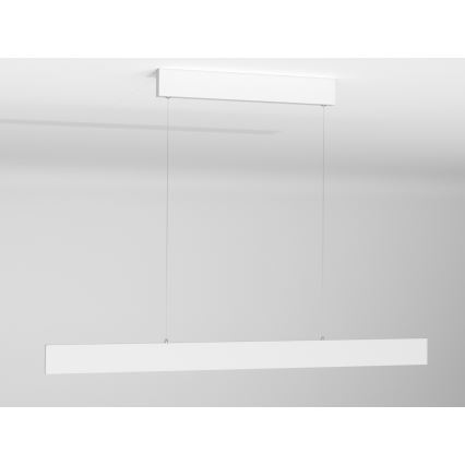 Immax NEO 07075L-LED Zatemnitveni lestenec na vrvici LISTON bela LED/18W/230V + Daljinski upravljalnik Tuya